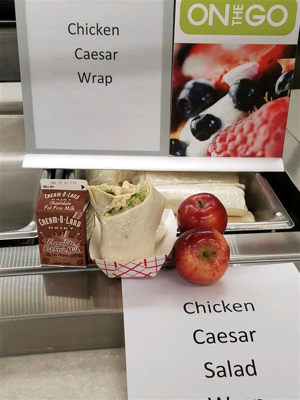 Chicken Caesar Salad Wrap